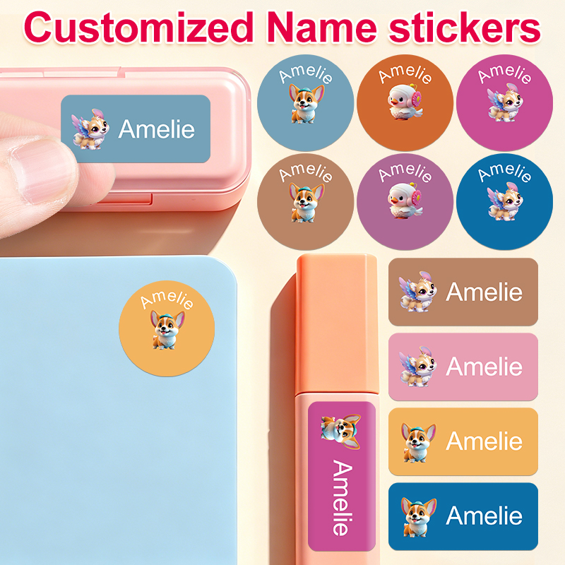 Personalized Name Box - Etiquetas de Nome Personalizadas - Etiquetas