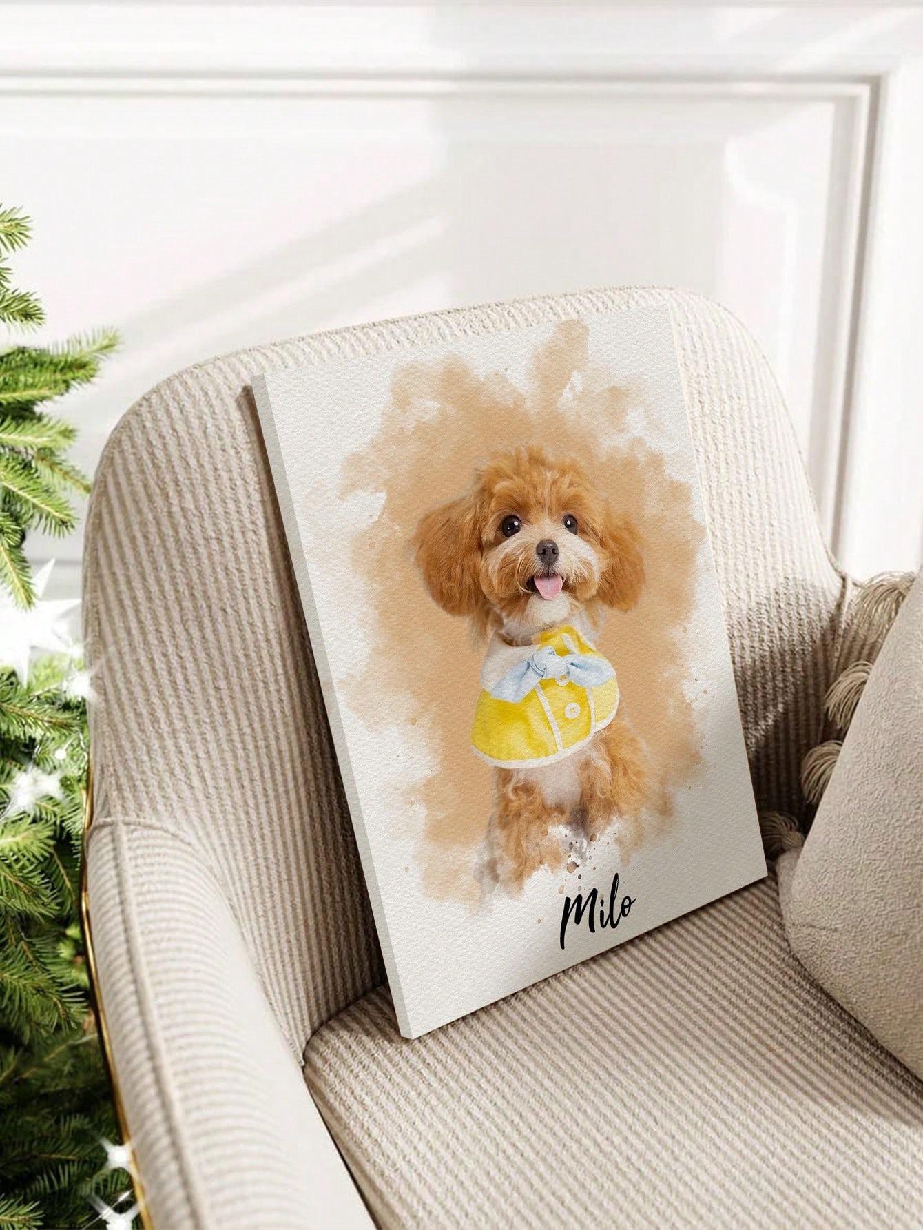 Porta-retrato personalizado co - Pet Portrait Custom avaliação e preço
